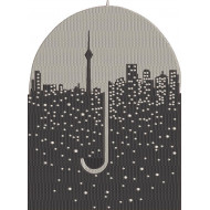 City Nightscape Umbrella Art